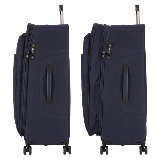 Piquadro Brief 4 ruedas Carrito 78 cm con pliegue de expansión