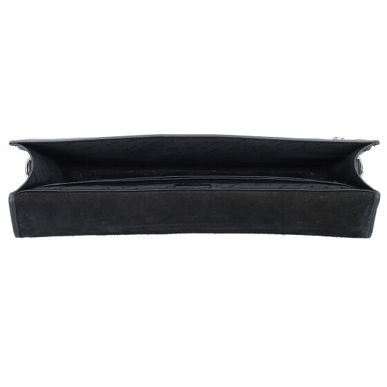 Esquire Maletín Oxford de piel con compartimento para el portátil de 40 cm