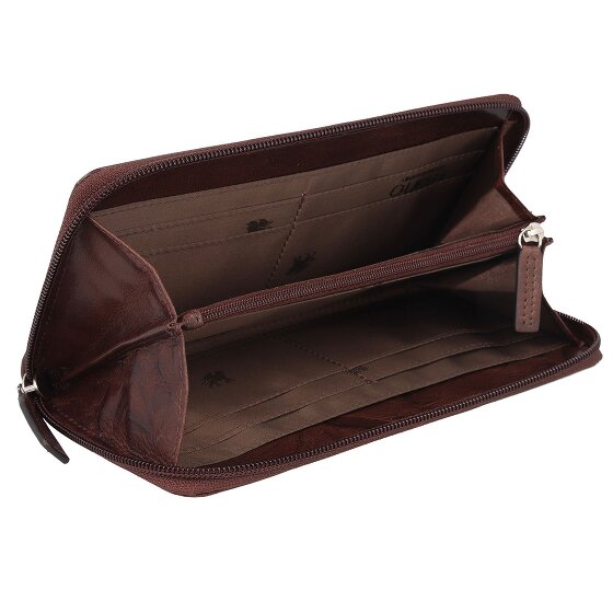 mano Donna Aurona Billetera RFID Piel 19 cm