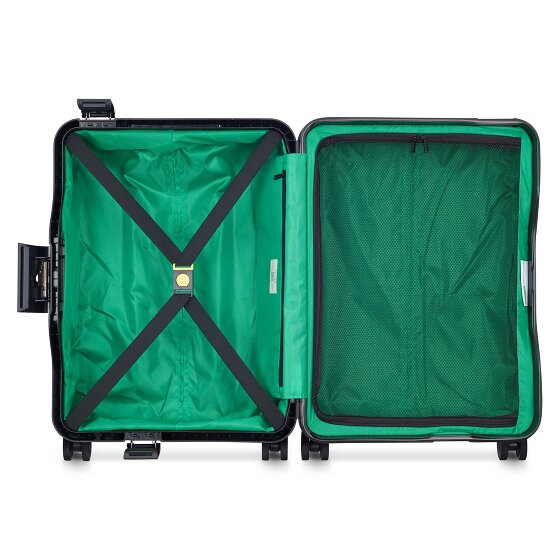 Delsey Paris x United Colors of Benetton Color Block Hardside Trolley de cabina de 4 ruedas 55 cm