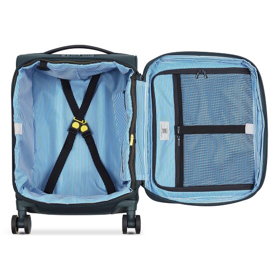 Delsey Paris Montmartre 3 4 ruedas Carro de la cabina 55 cm con pliegue de expansión