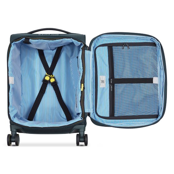 Delsey Paris Montmartre 3 4 ruedas Carro de la cabina 55 cm con pliegue de expansión