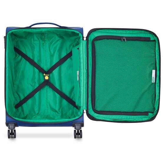 Delsey Paris x United Colors of Benetton Colour Bock Trolley de 4 ruedas 67 cm con pliegue extensible