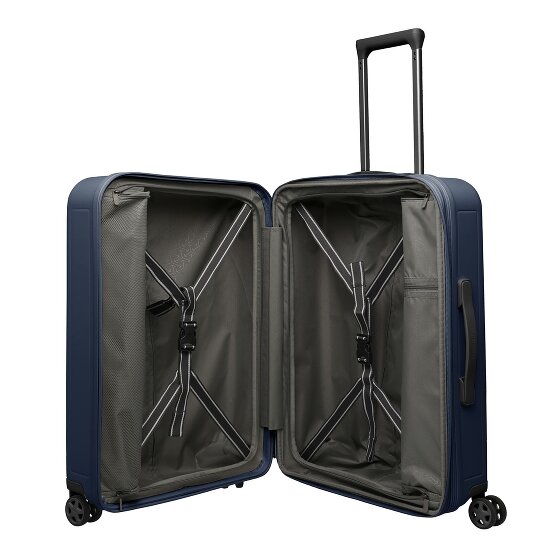 Travelite Panello 4 ruedas Carrito M 65 cm con pliegue de expansión