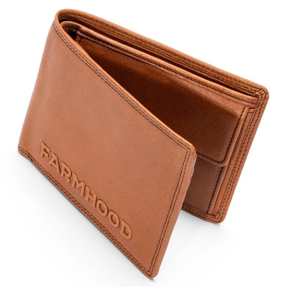 Farmhood Memphis Cartera Bloqueo RFID Piel natural 12.5 cm
