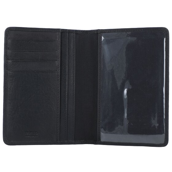 Burkely Antique Avery Funda para pasaporte RFID Piel 10 cm