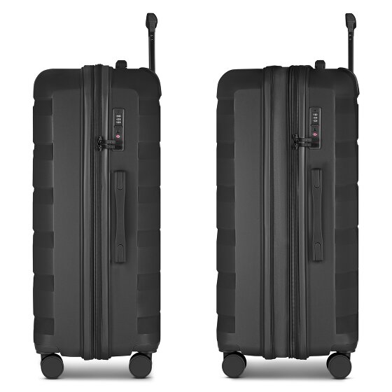 d&n South Dakota 4 ruedas Carrito L 76 cm con pliegue de expansión