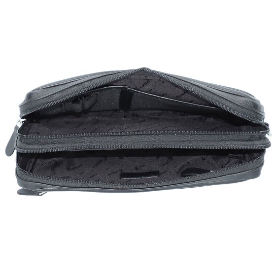 Esquire Bolsa de muñeca de cuero Oxford de 25 cm