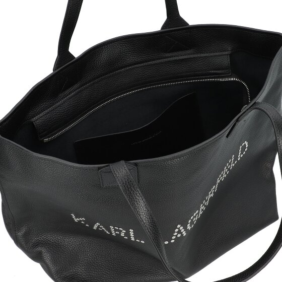 Karl Lagerfeld Signature Bolsa de compras Piel 33 cm