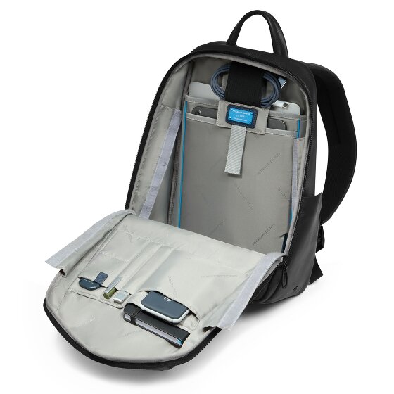 Piquadro Russel Mochila de día Piel 39 cm Compartimento para el portátil
