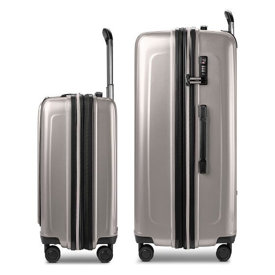 Redolz Juego de maletas Essentials 14 de 4 ruedas Compartimento para portátil de 2 piezas con pliegue extensible