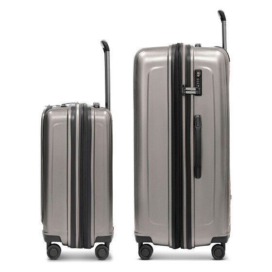 Redolz Juego de maletas Essentials 14 de 4 ruedas Compartimento para portátil de 2 piezas con pliegue extensible