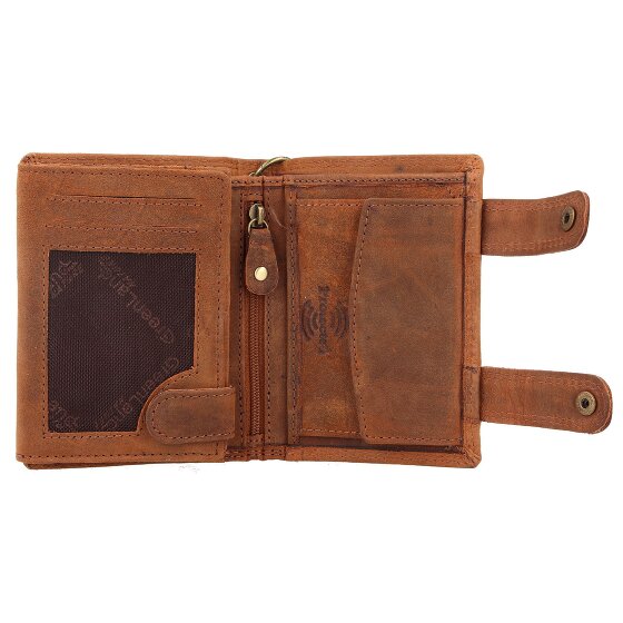 Greenland Nature Billetera Montenegro de cuero RFID 9 cm