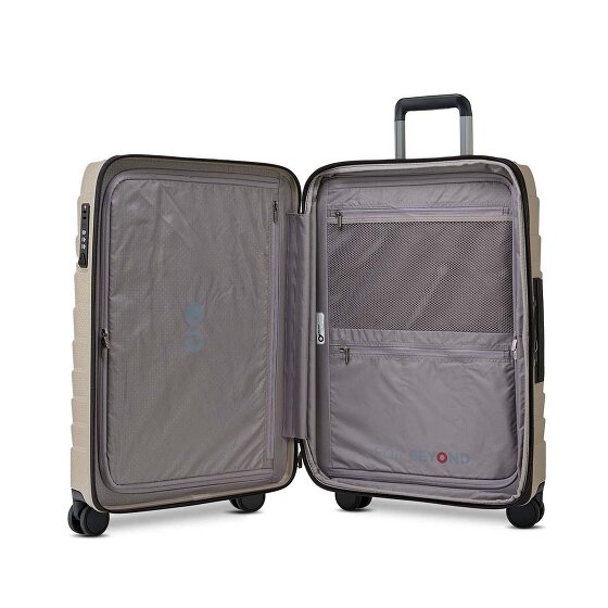 Echolac Exo 4 ruedas Juego de maletas 3 piezas con pliegue de expansión