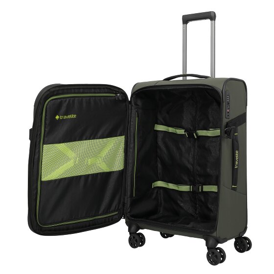 Travelite Briize 4 ruedas Carrito M 67 cm con pliegue de expansión