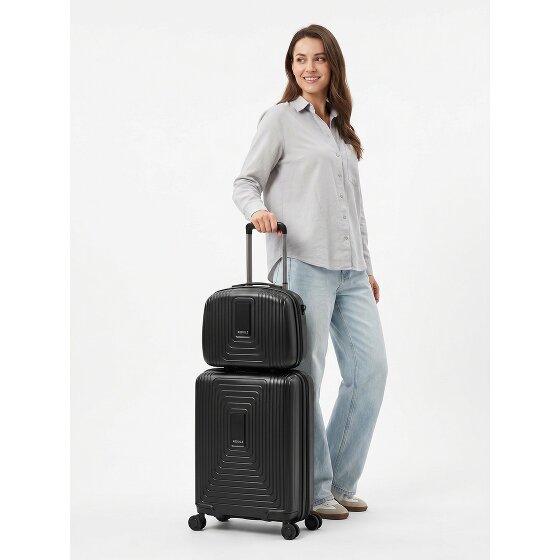Redolz Juego de maletas Essentials 14 2 pzs. trolley de cabina con plegado extensible y neceser