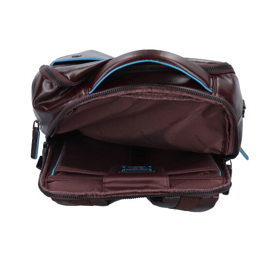 Piquadro Blue Square Revamp Mochila de negocios Piel natural 37 cm Compartimento para laptop