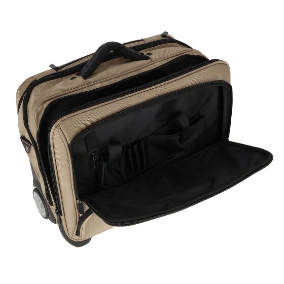 Dermata 2 ruedas Carrito de negocios 41 cm Compartimento para el portátil