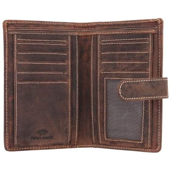 Jack Kinsky Baltimore 818 Billetera de cuero RFID 15 cm