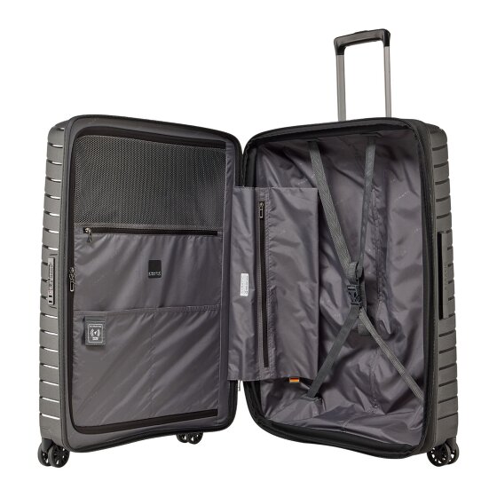 Stratic Novium 4 ruedas Carrito L 77 cm con pliegue de expansión