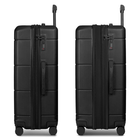 Police London 4 ruedas Carrito 74 cm con pliegue de expansión