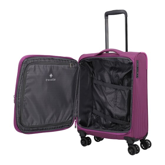 Travelite Corsiica 4 ruedas Carro de la cabina S 55 cm con pliegue de expansión