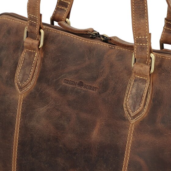 Greenburry Vintage Bolsa de compras Piel 37 cm Compartimento para el portátil