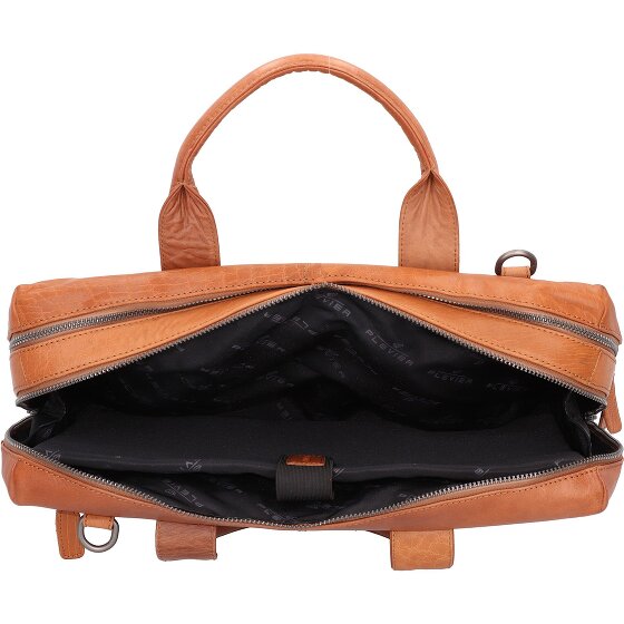 Plevier Rock Flint Maletín Protección RFID Piel 41 cm Compartimento para el portátil