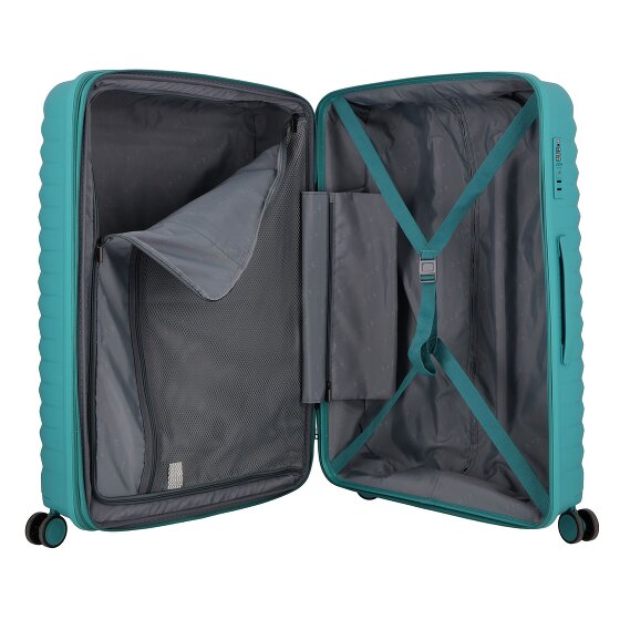 d&n Travel Line 4500 4 ruedas Carrito L 75 cm con pliegue de expansión