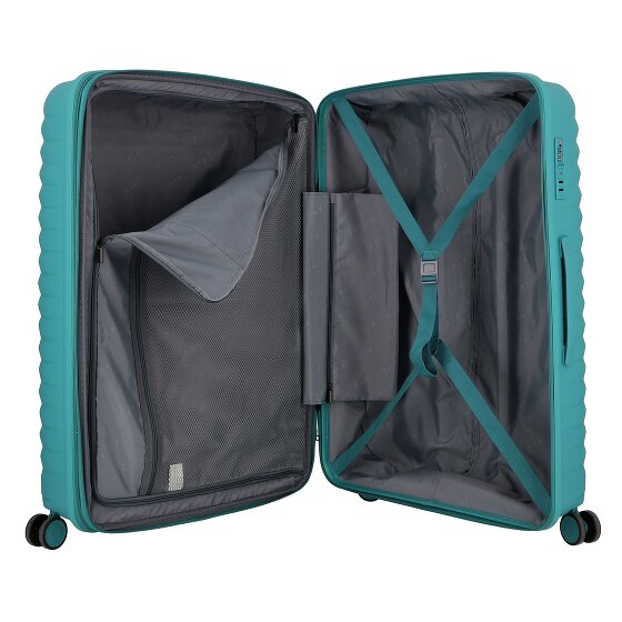 d&n Travel Line 4500 4 ruedas Carrito L 75 cm con pliegue de expansión