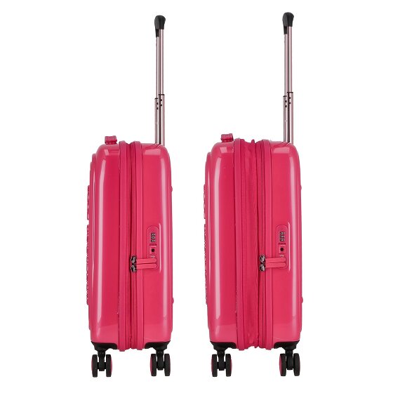 Mandarina Duck Logoduck + Metal 4 ruedas Trolley S 55 cm Con fuelle expandible
