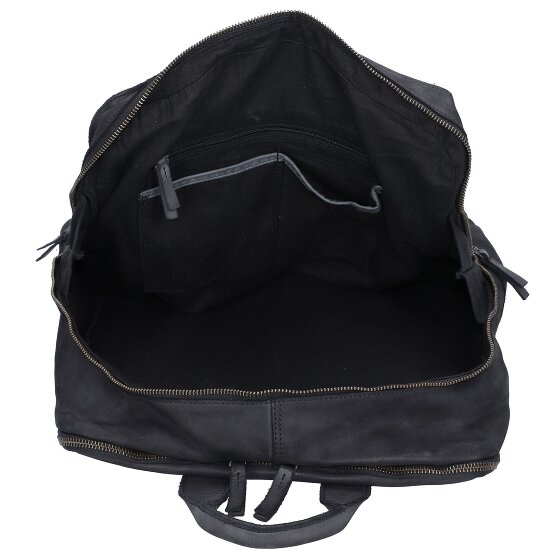 Harbour 2nd Mochila Cool Casual Jonas de cuero con compartimento para el portátil de 42,5 cm