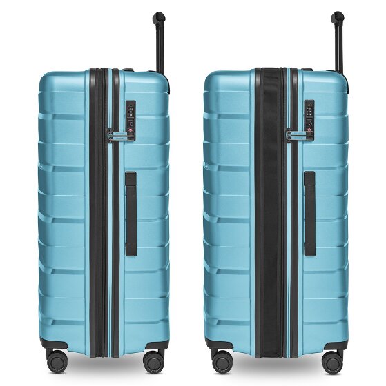 Bergpfeil Trolley de viaje de 4 ruedas L 75 cm con pliegue de expansión