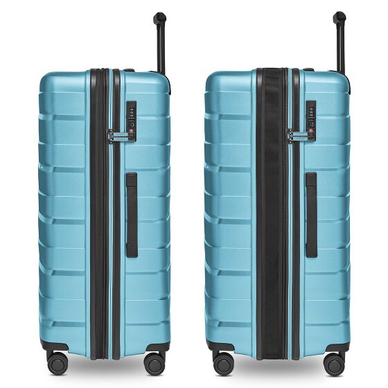 Bergpfeil Trolley de viaje de 4 ruedas L 75 cm con pliegue de expansión