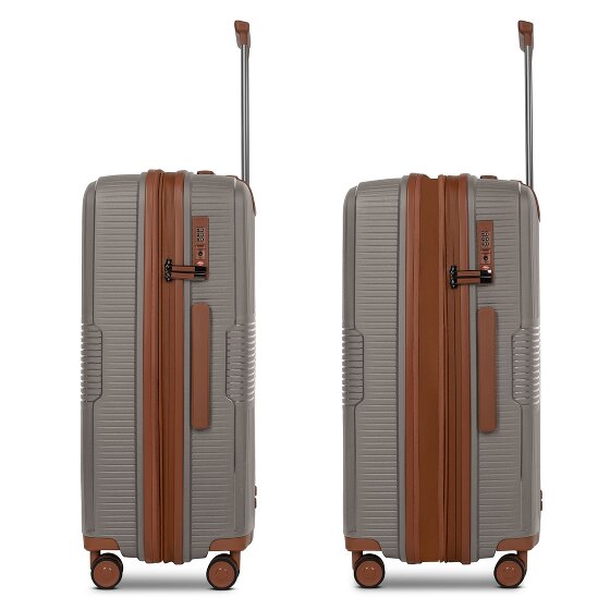 Farmhood Eco Edition 02 4 ruedas Juego de maletas 3 piezas con pliegue de expansión