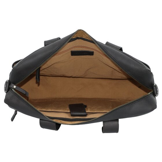 Burkely Maletín Vintage River Piel 41 cm Compartimento para portátil