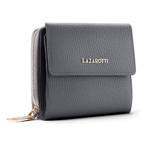 Lazarotti Billetero con cremallera de piel de Bolonia 12 cm