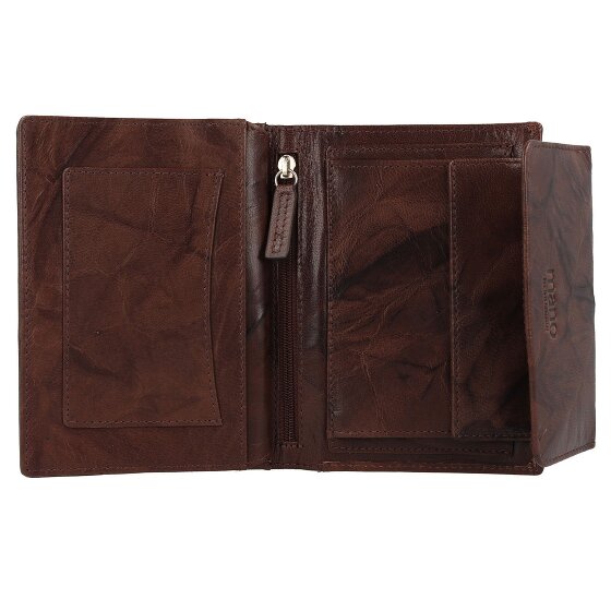 mano Donna Aurona Billetera RFID Piel 14 cm
