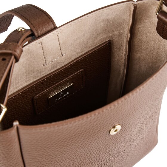 AIGNER Zaira Bolsa de hombro Piel natural 18 cm