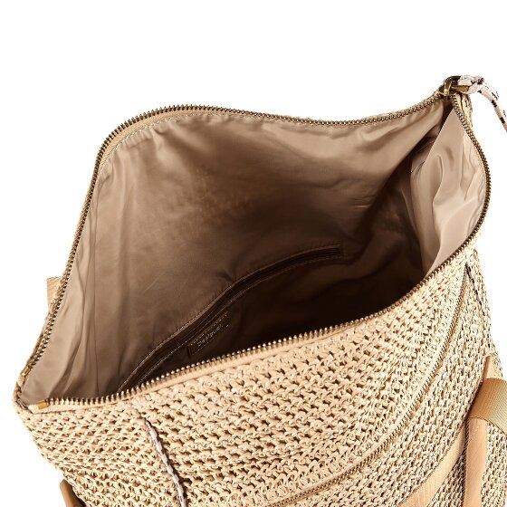 Desigual Raffia Bolsa de hombro 29 cm con pliegue de expansión