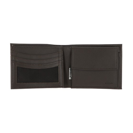 oxmox Leather Cartera Bloqueo RFID Piel natural 10 cm