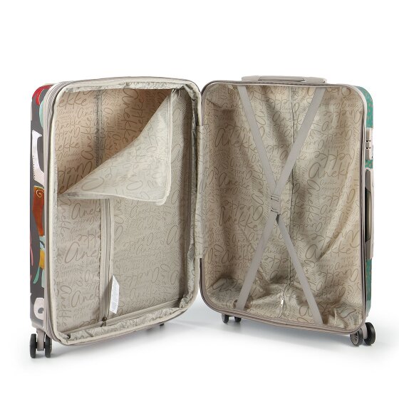 Anekke Muse 4 ruedas Juego de maletas 2 piezas con pliegue de expansión