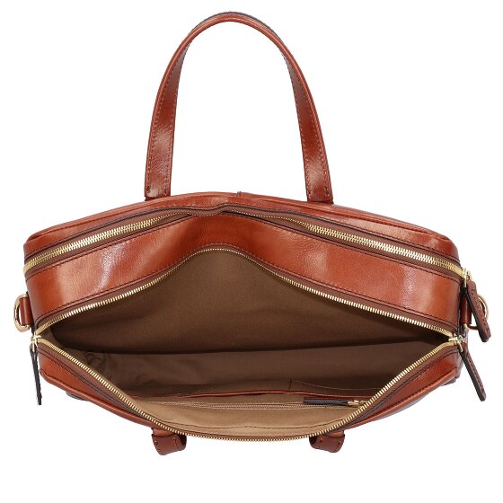 The Bridge Maletín Vespucci de piel con compartimento para el portátil de 41 cm