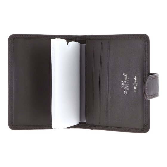 Golden Head Polo Estuche para tarjetas de crédito Bloqueo RFID Piel natural 8 cm