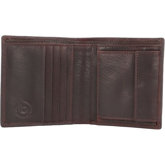 bugatti Cartera de piel tejida 11 cm