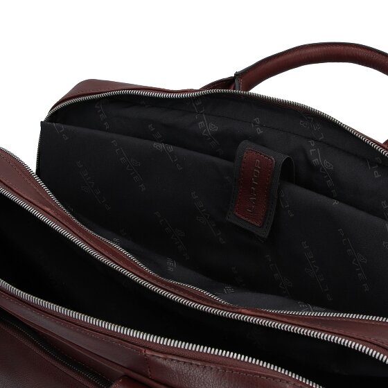 Plevier Vintage Larry Maletín Piel 40 cm Compartimento para el portátil
