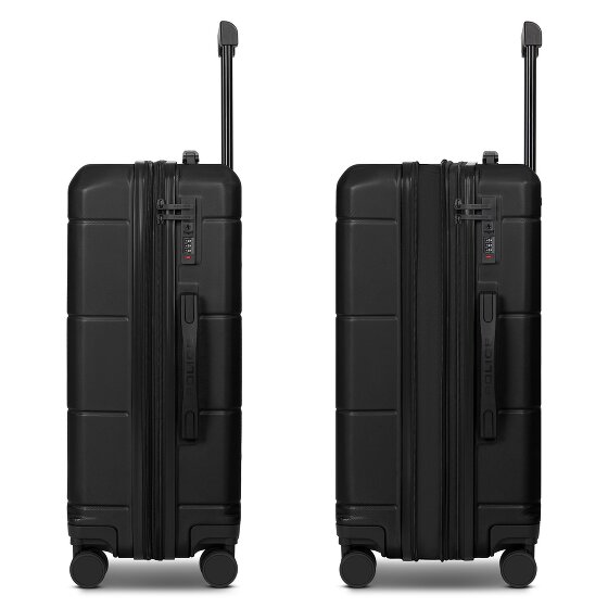 Police London 4 ruedas Trolley 64 cm Con fuelle expandible