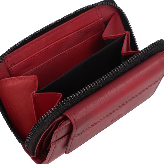 Greenburry Destressed Cartera Protección RFID Piel 13.5 cm