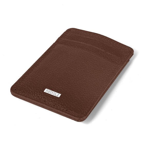 Redolz Tarjetero de piel Essentials RFID 7 cm con pinza para billetes