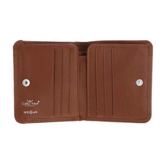 Golden Head Polo Cartera Bloqueo RFID Piel natural 10.5 cm
